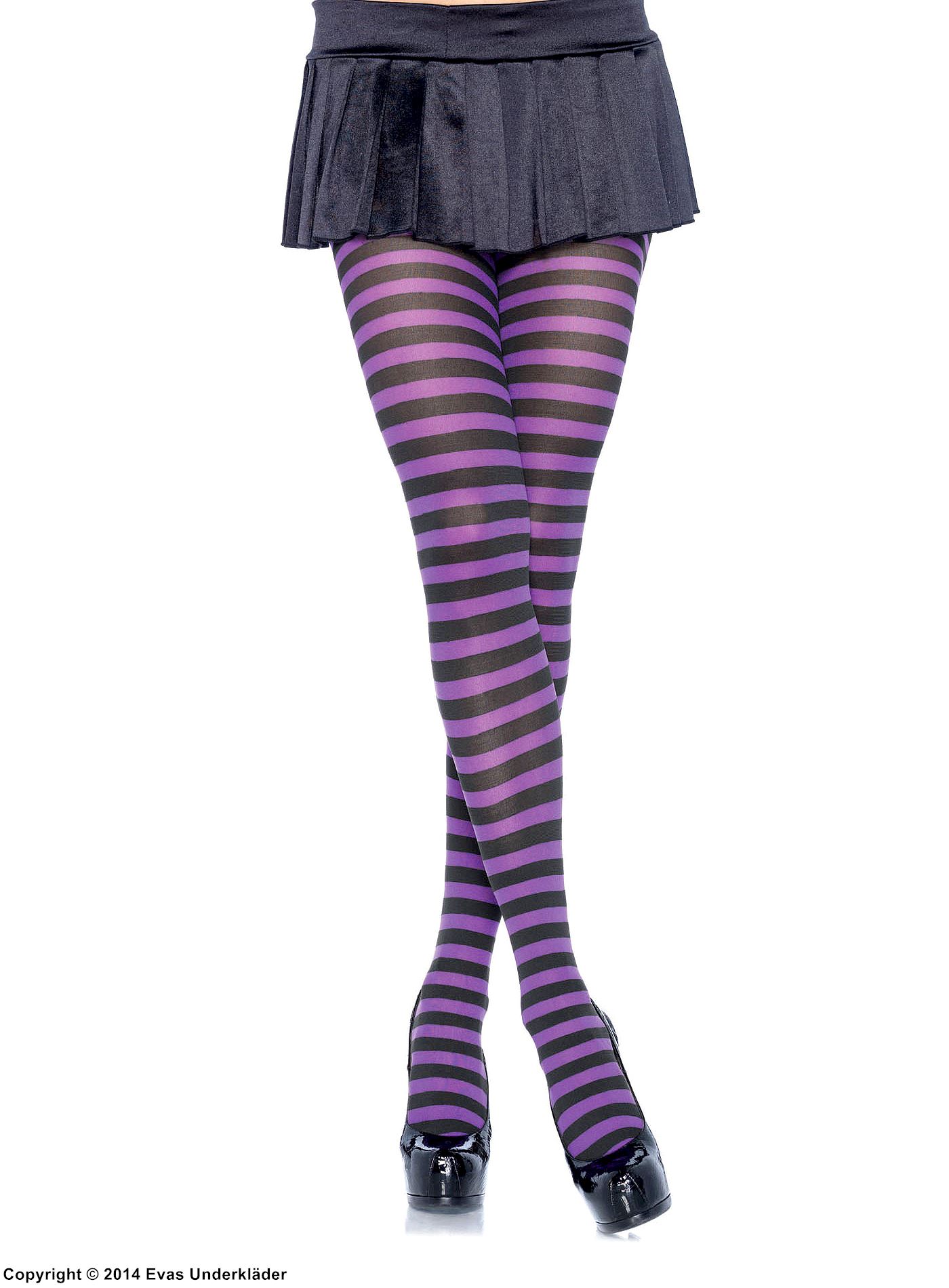 Tights, colorful stripes